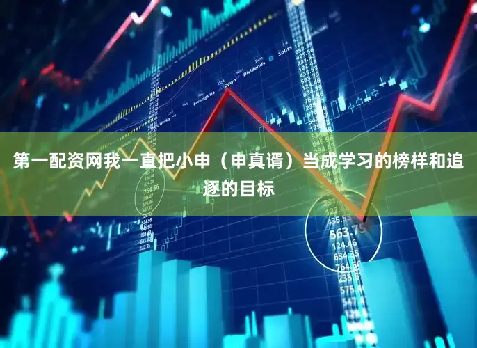 第一配资网我一直把小申（申真谞）当成学习的榜样和追逐的目标