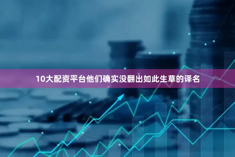 10大配资平台他们确实没翻出如此生草的译名